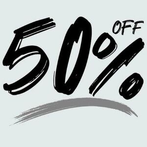 ✨50% OFF ALL ITEMS✨